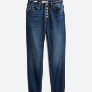 Vigoss Ace Skinny High Rise Exposed Button Jean